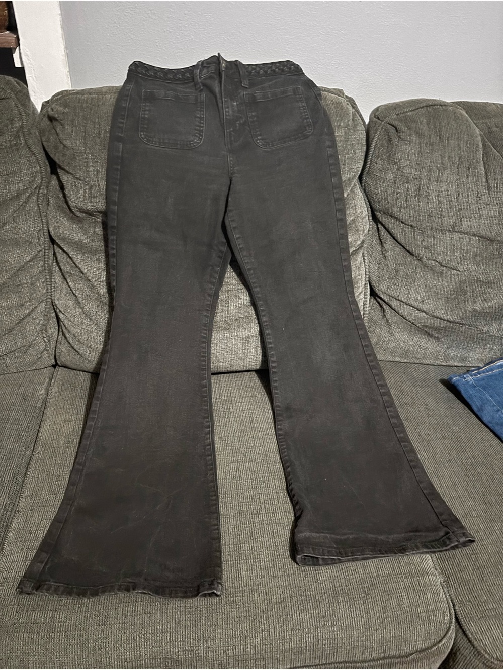 Celebrity Pink Black High Rise Flare Jeans Size 11/30
